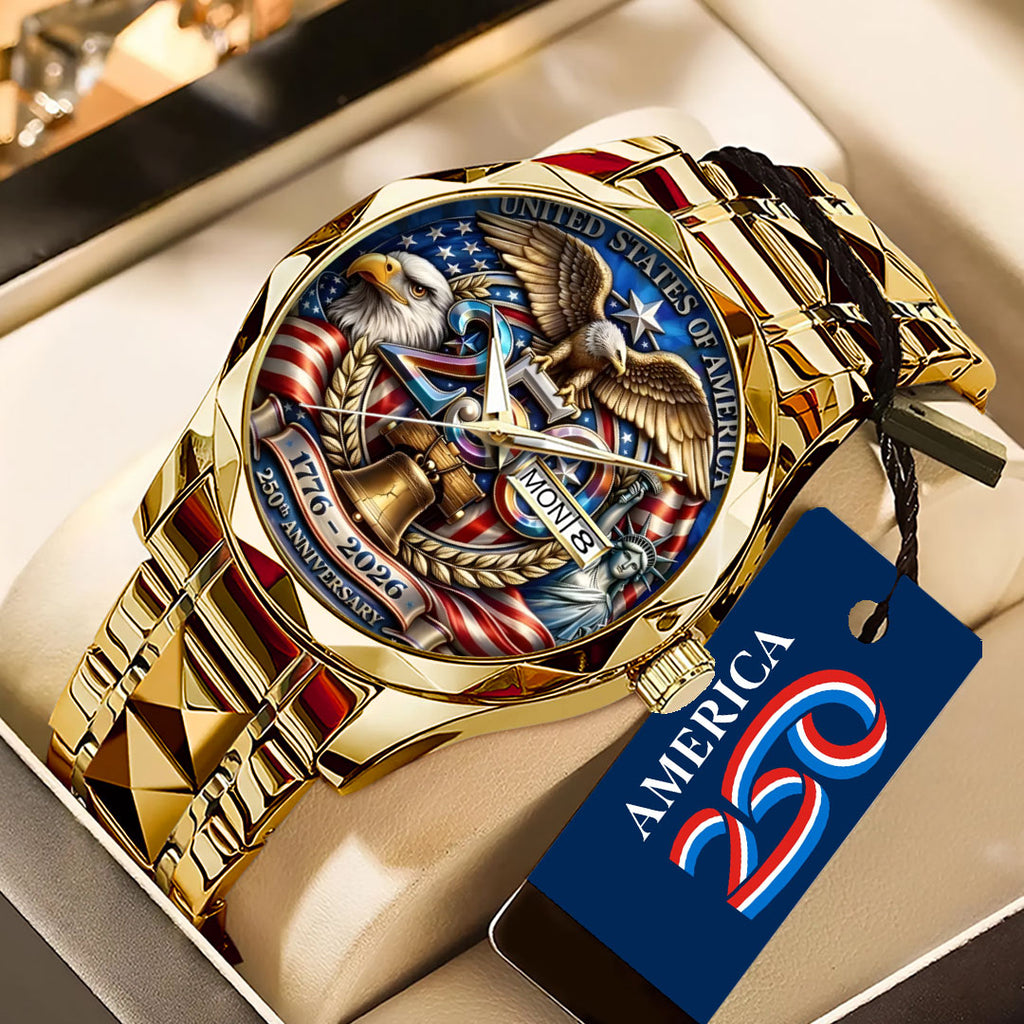 America250 Alloy Luxury Quartz Watch – TANTN21400