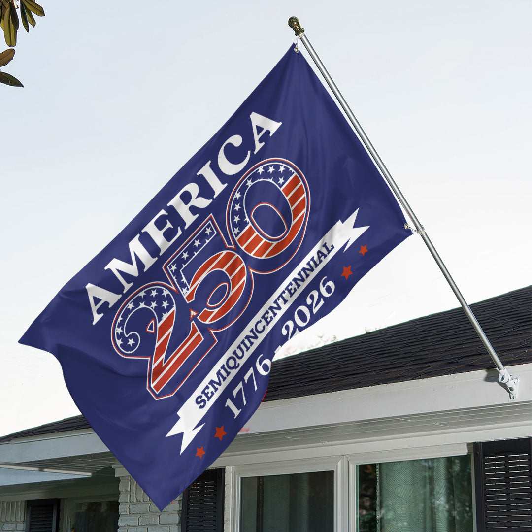 America250 3D Double-side House Flag – TANTN21404