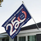 America250 3D Double-side House Flag – TANTN21406