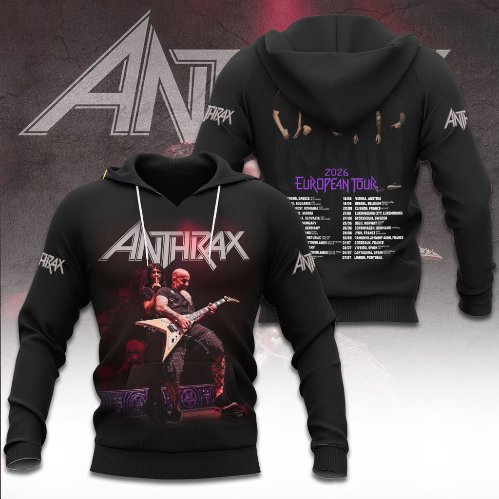 Anthrax Tour 2026 3D Apparel – TANTN23529
