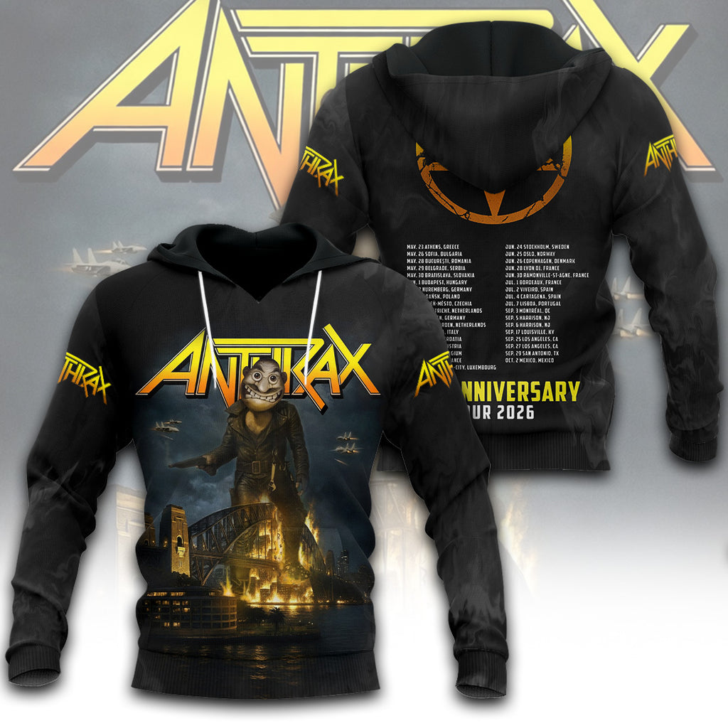 Anthrax Tour 2026 3D Apparel – TANTN22200