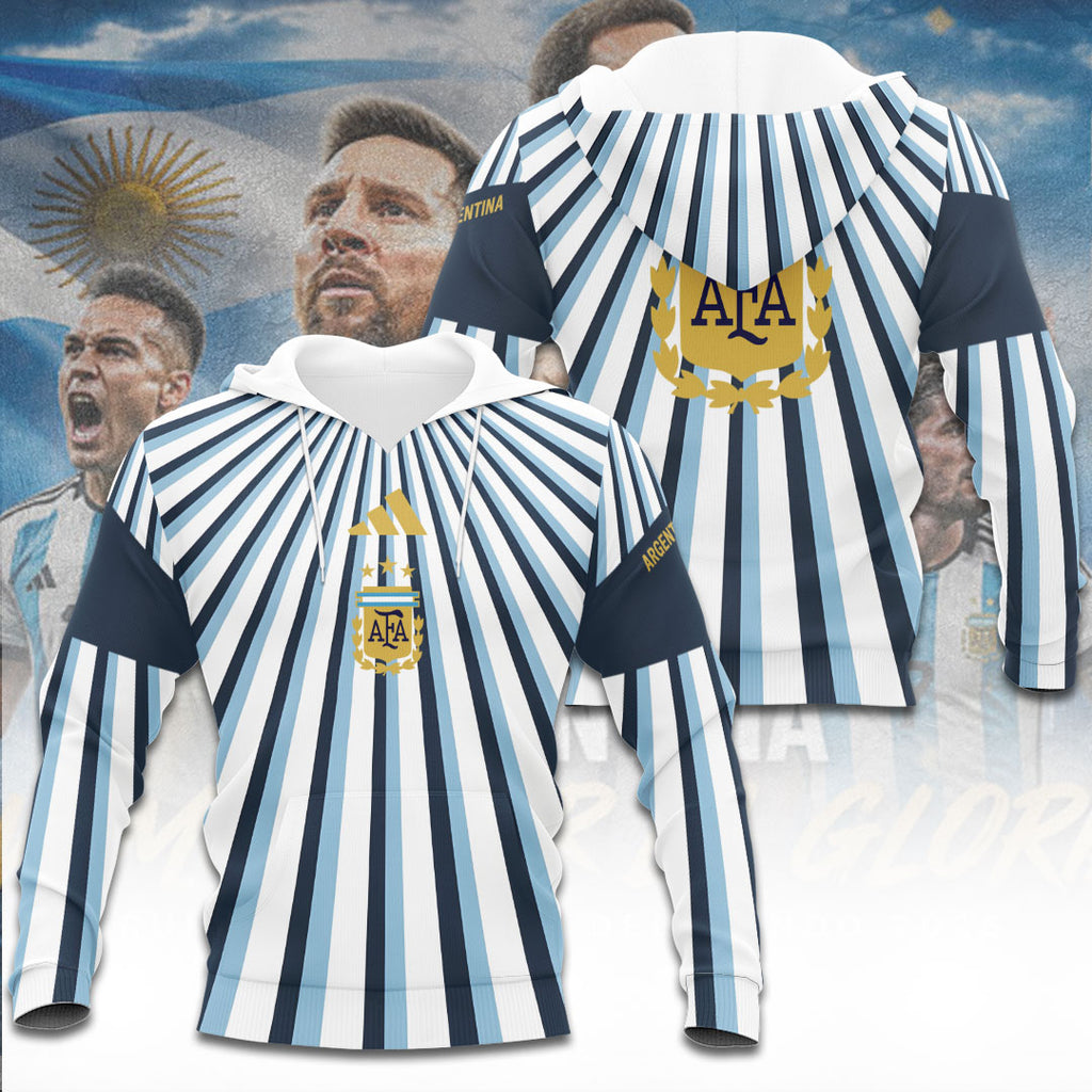 Argentina National Football Pre-Match 2026 3D Apparel – TANTN23468