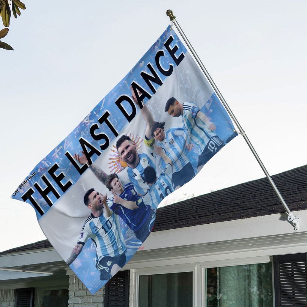 Argentina National Football Team x Lionel Messi 3D Double-side House Flag – TANTN21989