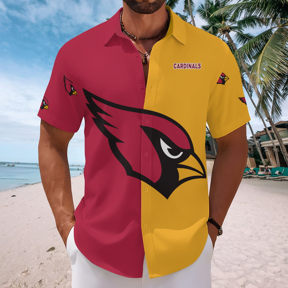 Arizona Cardinals Short Sleeve Button-Down Shirt – MAITM13545