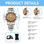 Arsenal FC 140th Anniversary Alloy Luxury Quartz Watch – TANTN20539