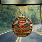 Arsenal FC 140th Anniversary Custom shape 2-sided Acrylic Car Ornament – MAITM14149