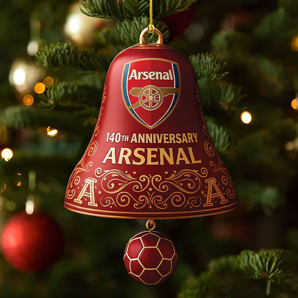 Arsenal FC 140th Anniversary Custom Shape 2-sided Acrylic Ornament – MAITM13970