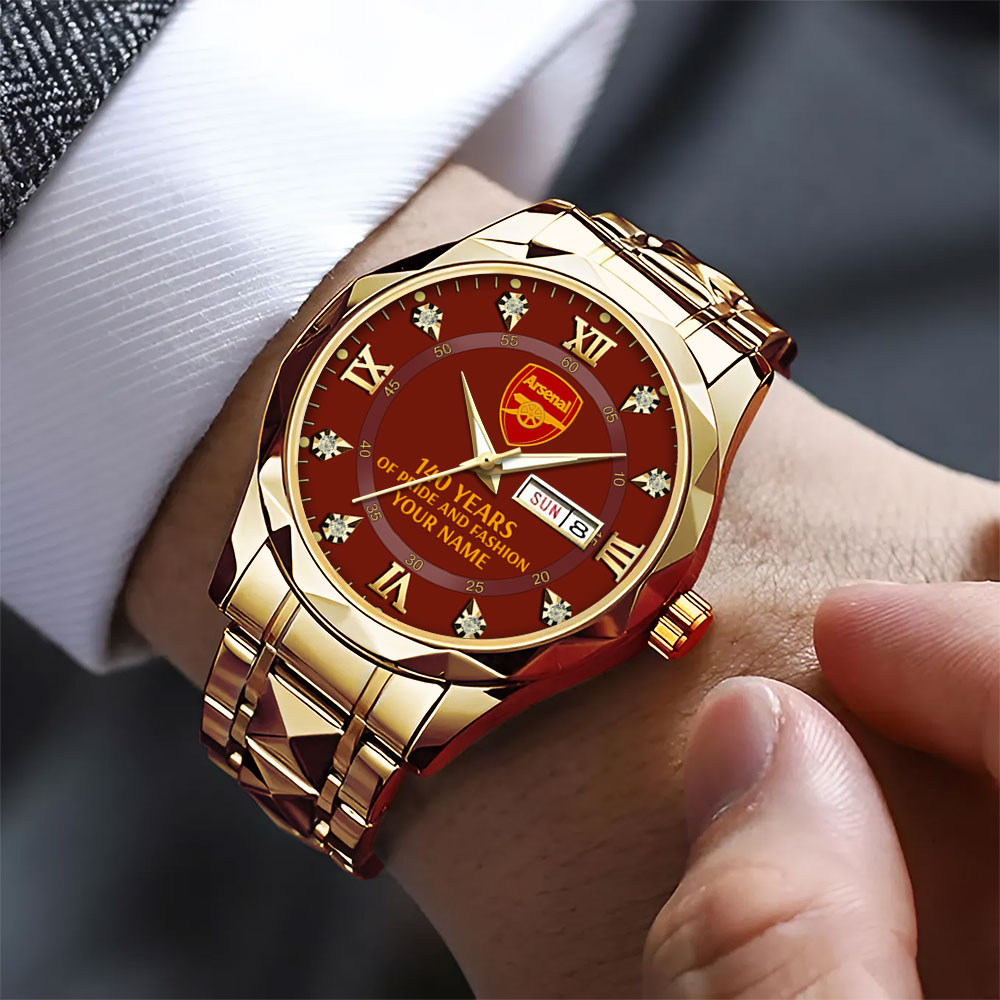 Personalized Arsenal FC 140 Years Alloy Luxury Quartz Watch – MAITM14046