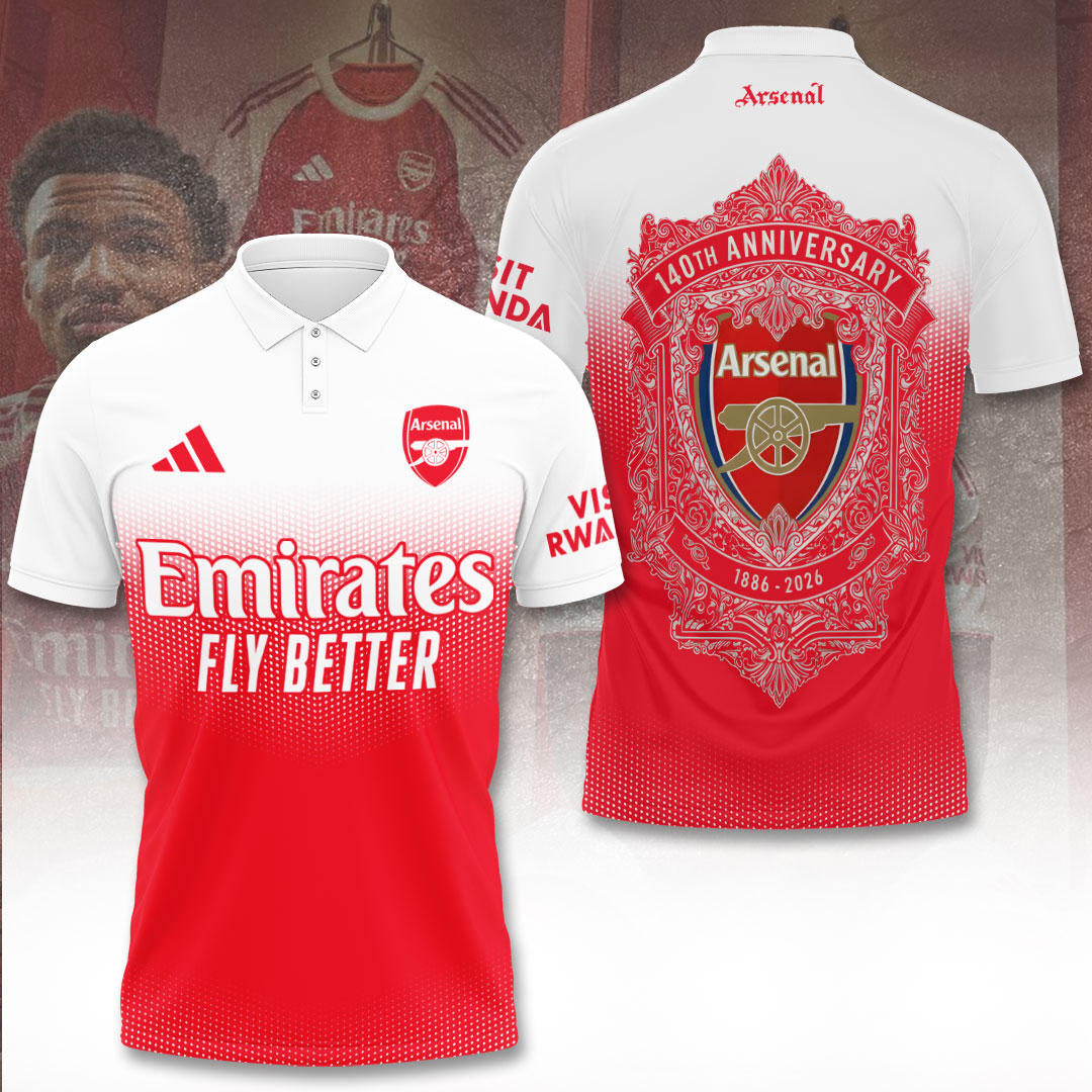Arsenal FC 140th Anniversary 2026 3D Apparel – TANTN20293