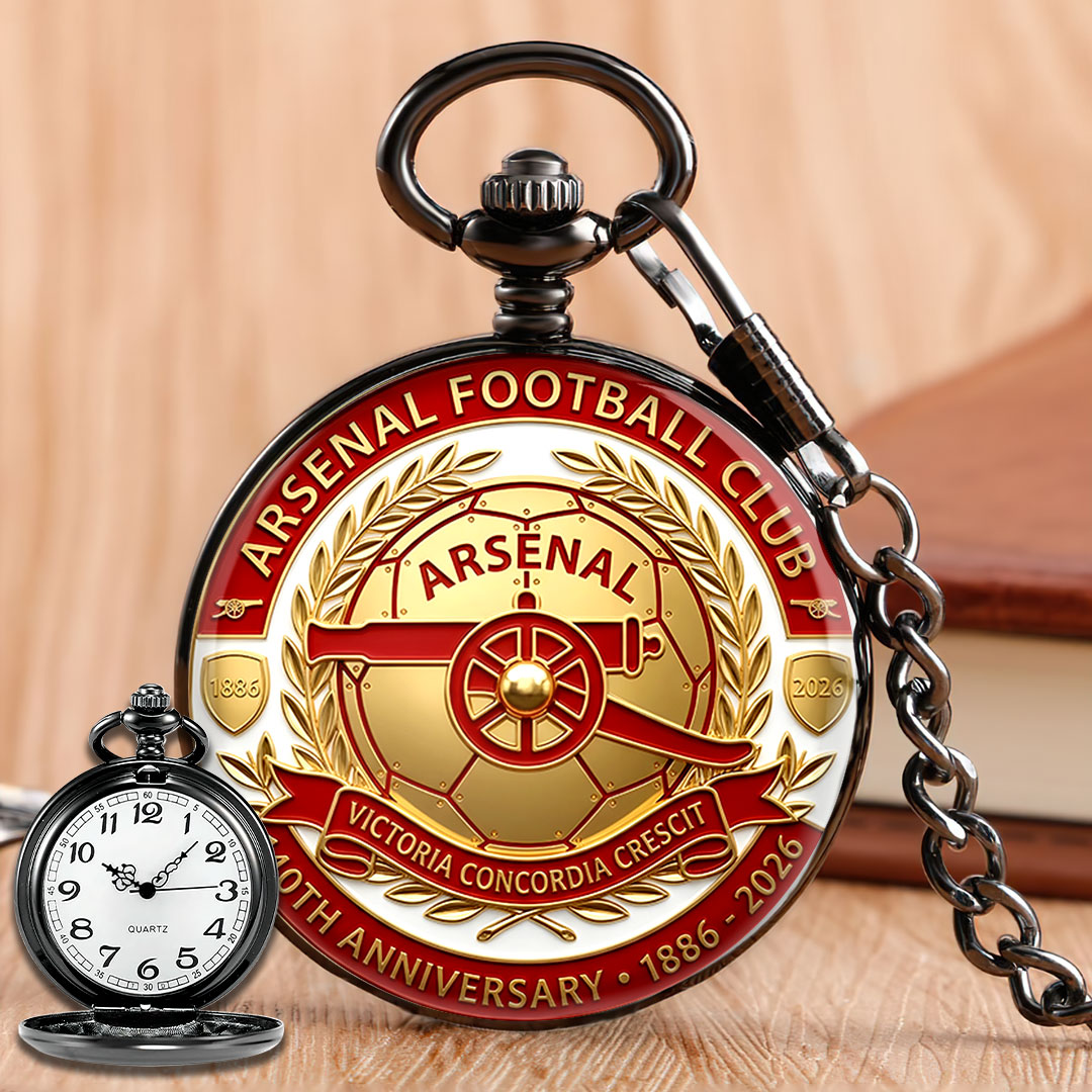 Arsenal FC 140th Anniversary Pocket Watch – MAITM15139