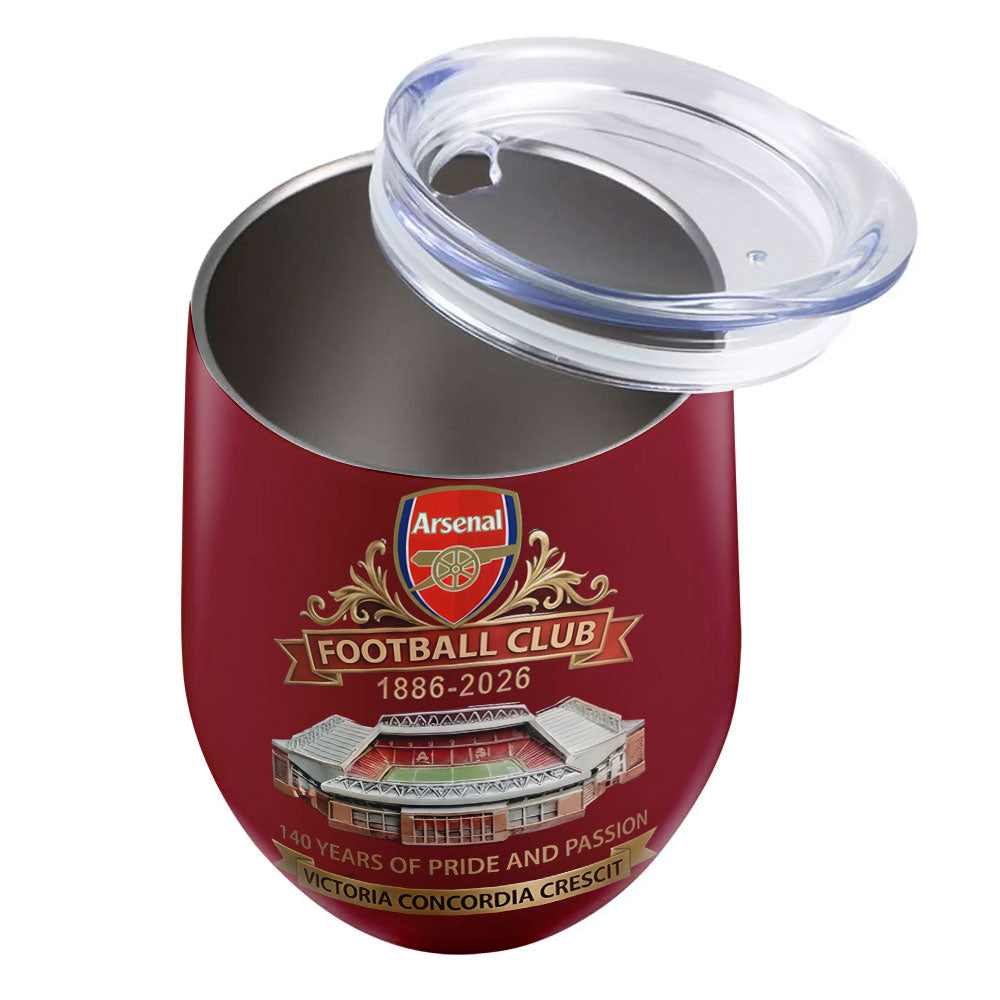 Arsenal FC 140th Anniversary Wine Tumbler – MAITM14211