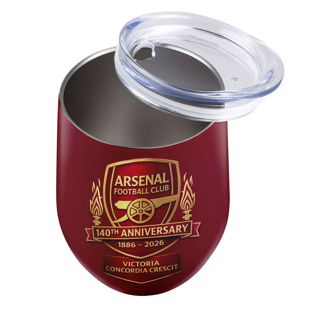 Arsenal FC 140th Anniversary Wine Tumbler – MAITM14665