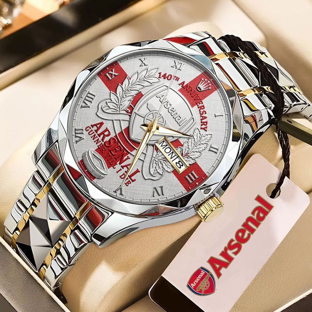 Arsenal FC 140th Anniversary x Rolex Black Stainless Steel Watch – TMTHU5957