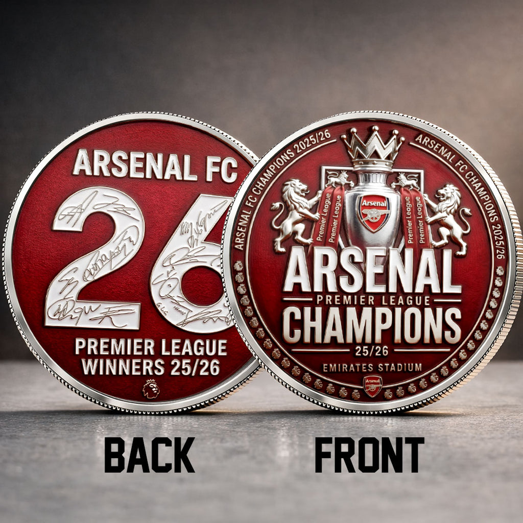 Arsenal FC Premier League Champions 25/26 Commemorative Coin – TMTHU6412