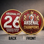 Arsenal FC Premier League Champions 25/26 Commemorative Coin – TMTHU6412