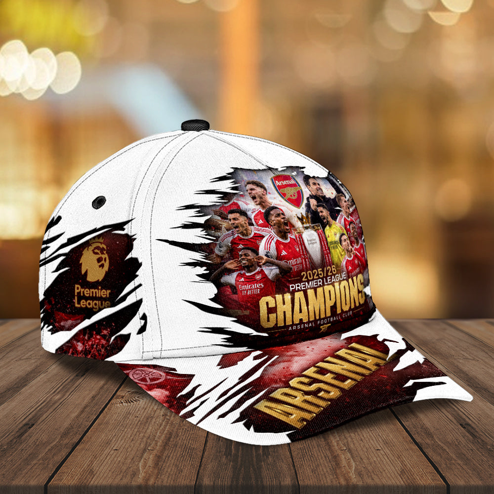 Arsenal FC Premier League Champions 25/26 Classic Cap – GNE6569