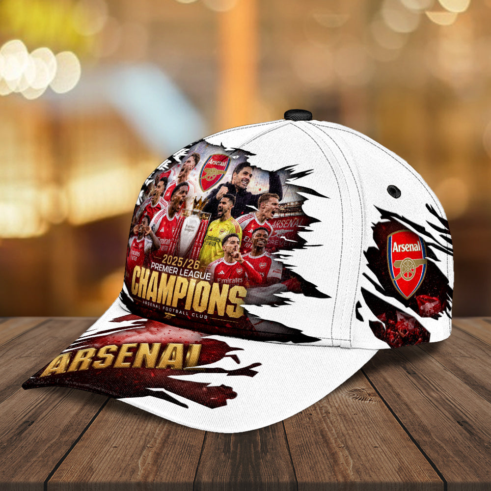 Arsenal FC Premier League Champions 25/26 Classic Cap – GNE6569