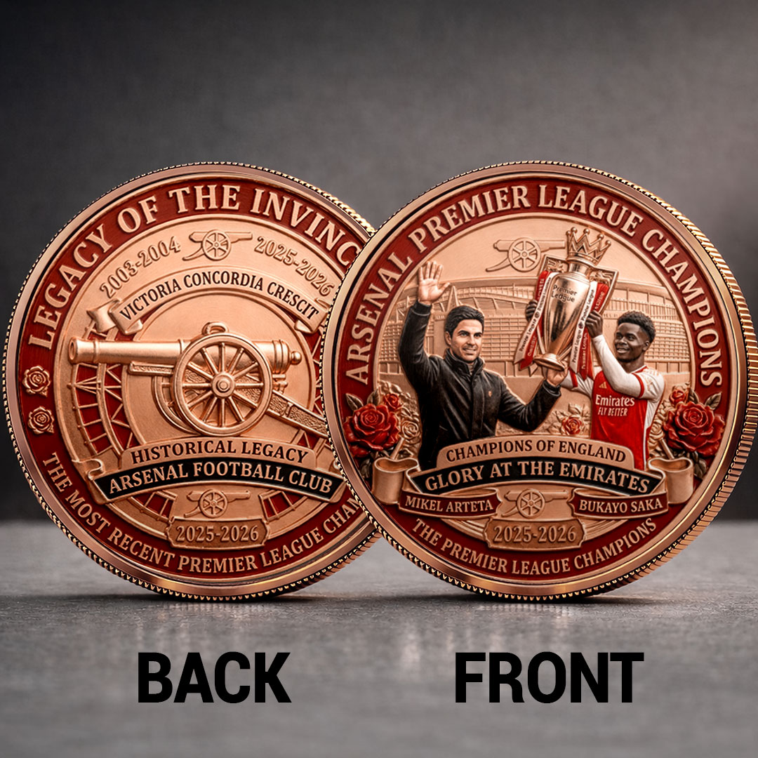 Arsenal FC Premier League Champions 25/26 Commemorative Coin – HOATT18174
