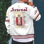 Arsenal FC Premier League Champions 25/26 Varsity Jacket – HOATT18507