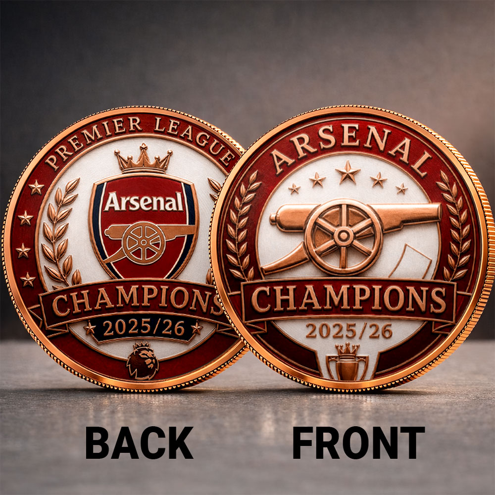 Arsenal FC Premier League Champions 25/26 Commemorative Coin – TANTN23115