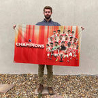 Arsenal FC Premier League Champions 25/26 3D Double-side House Flag – TANTN23016