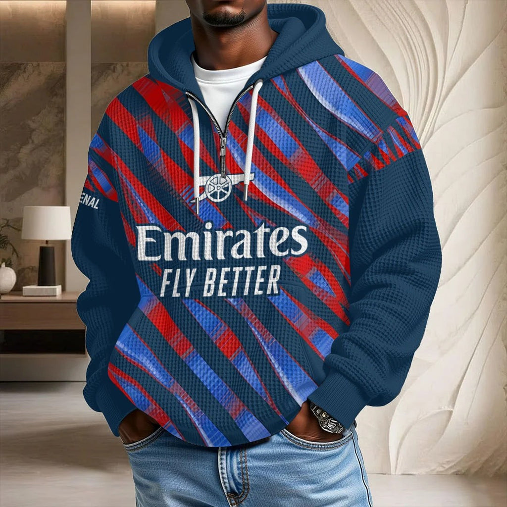 Arsenal FC 3D Unisex Waffle Hoodie – TANTN25465
