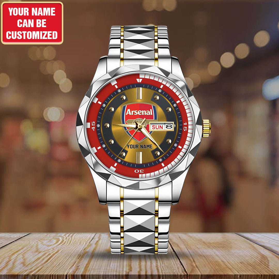 Personalized Arsenal FC Alloy Luxury Quartz Watch – TANTN23598