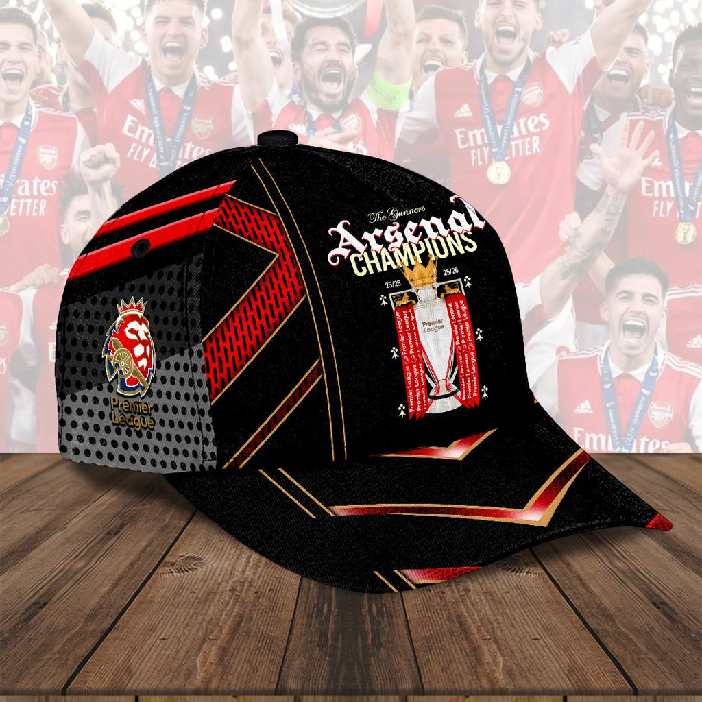 Arsenal FC Premier League Champions 25/26 Classic Cap – HOATT18090