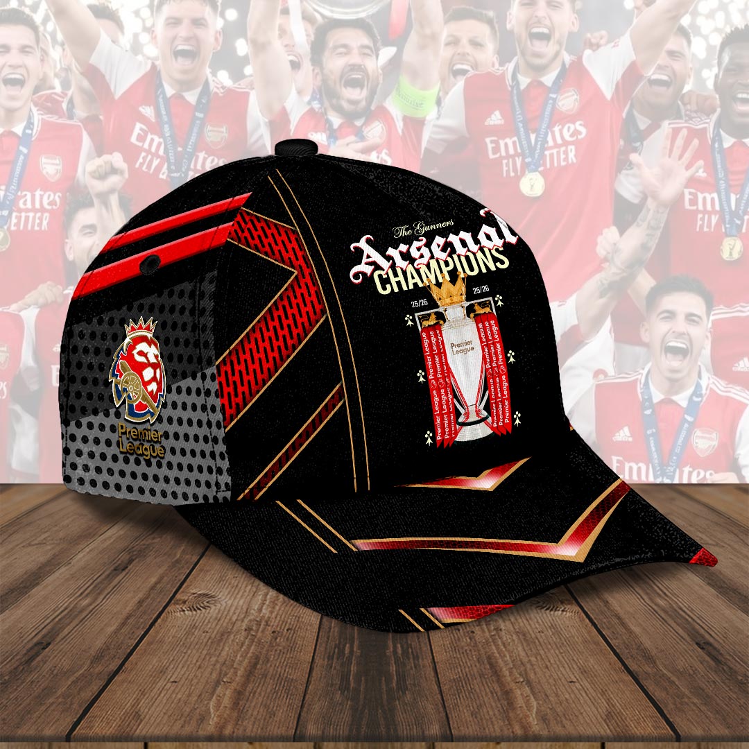 Arsenal FC Premier League Champions 25/26 Classic Cap – HOATT18090