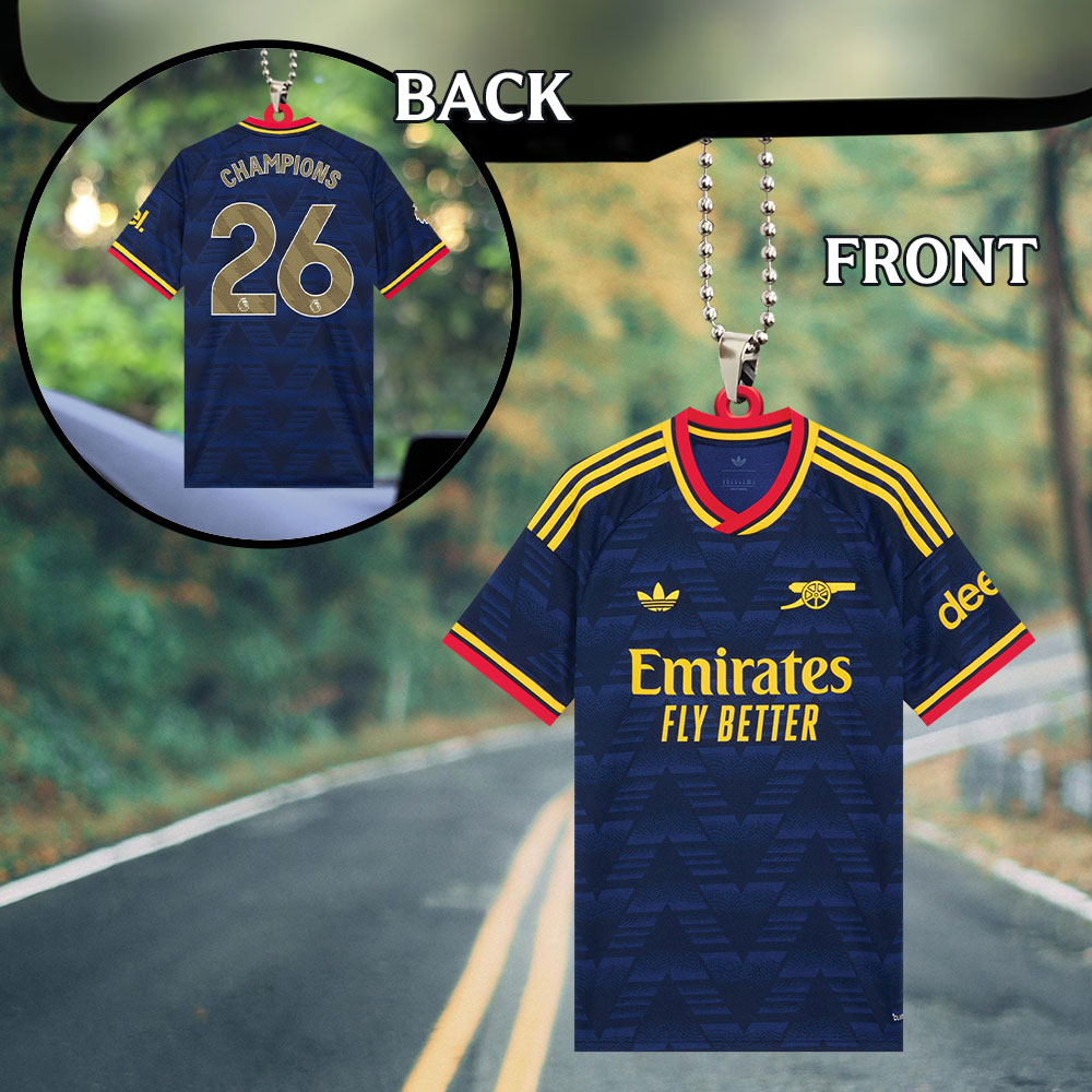 Arsenal FC Premier League Champions 25/26 Custom shape 2-sided Acrylic Car Ornament – TANTN24519