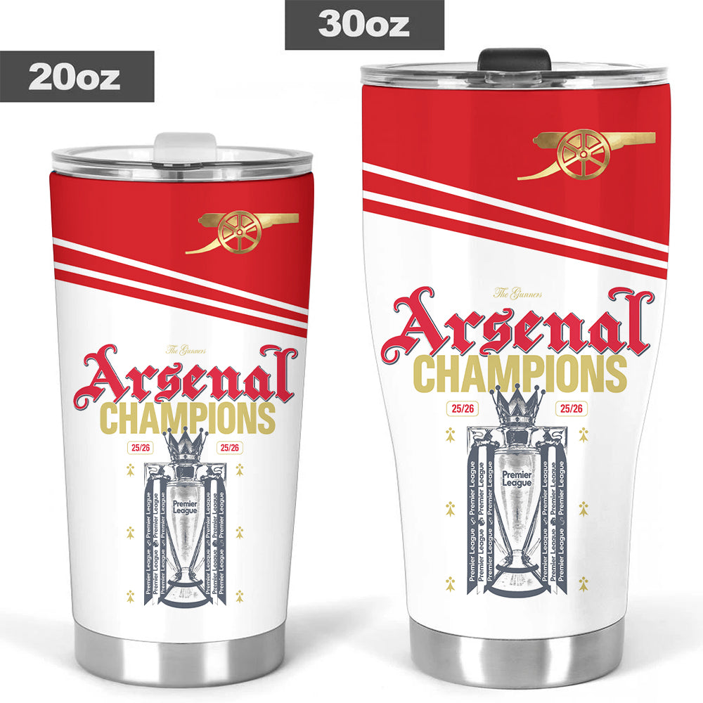 Arsenal FC Premier League Champions 25/26 Tumbler Cup – TANTN23028