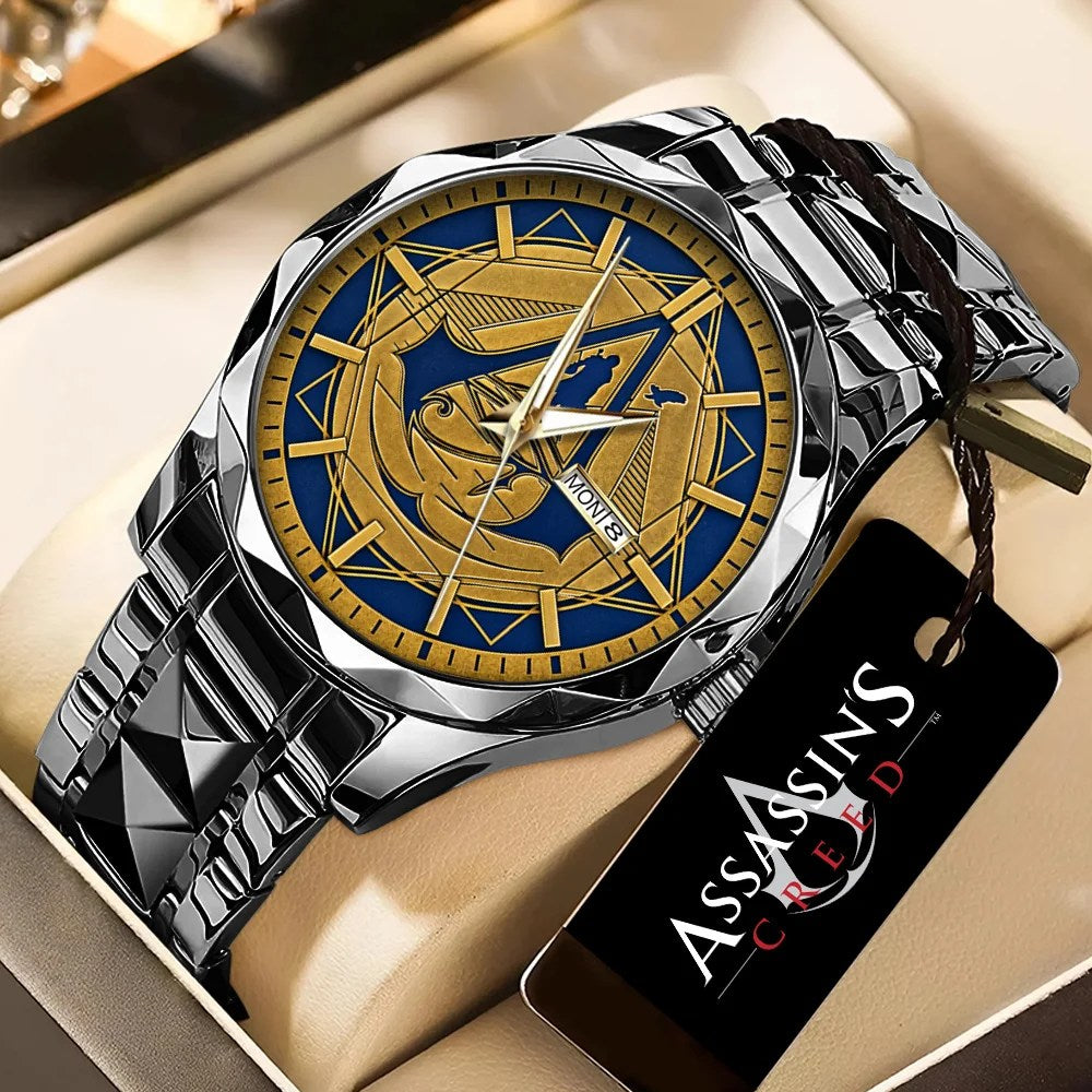 Assassin's Creed Alloy Luxury Quartz Watch – GNE9056