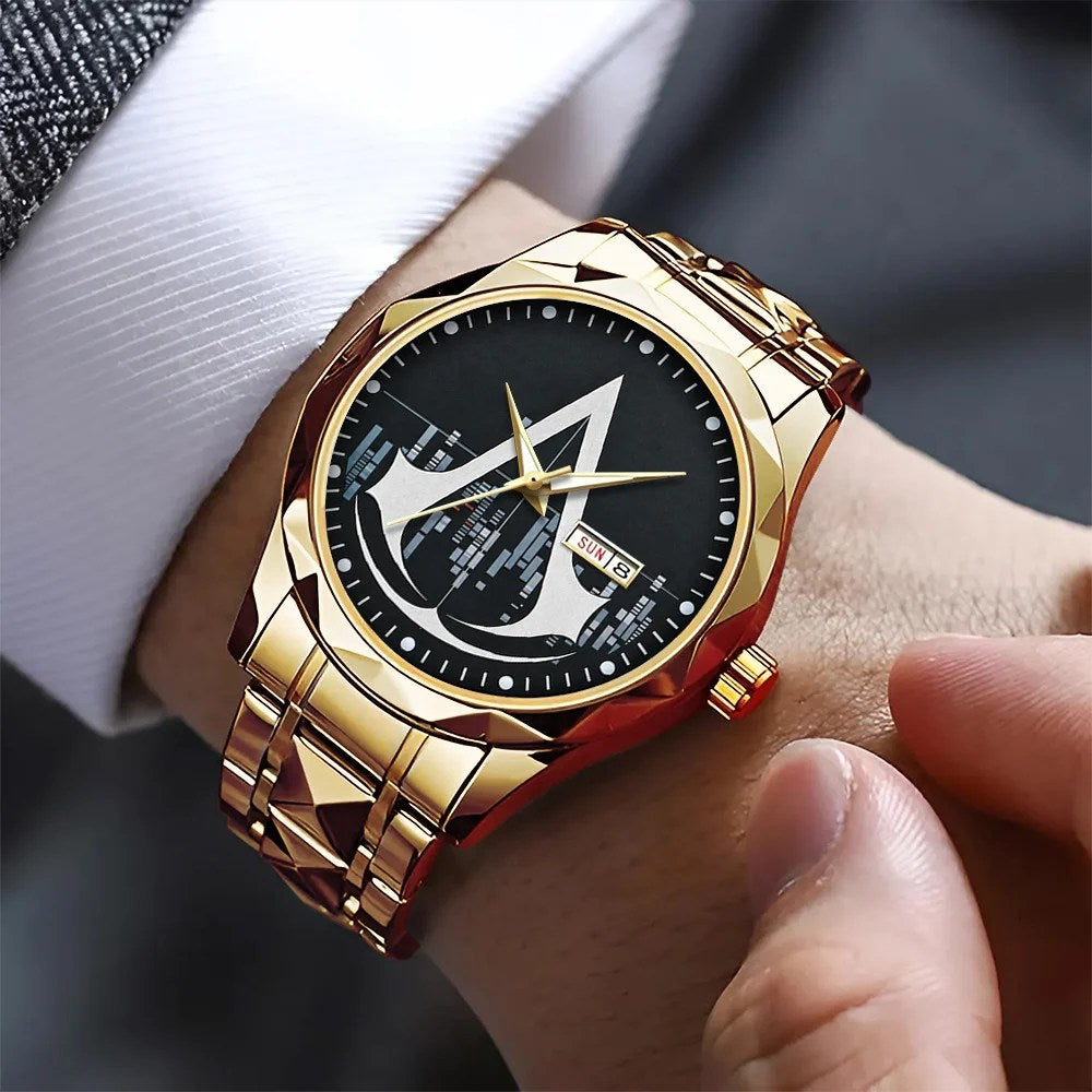 Assassin's Creed Alloy Luxury Quartz Watch – GNE9058