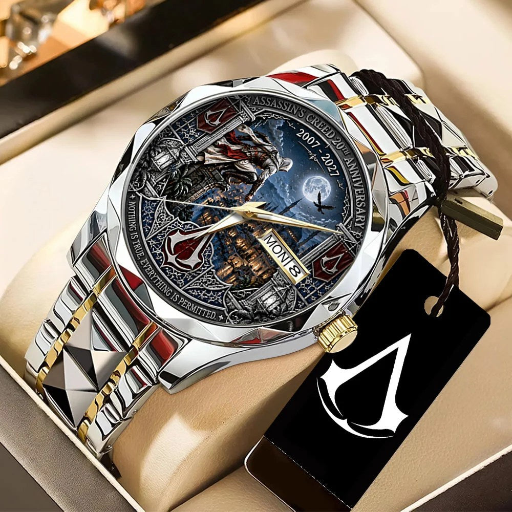Assassin's Creed 20th Anniversary 2027 Alloy Luxury Quartz Watch – TANTN26147