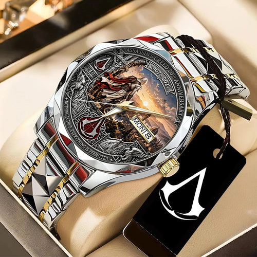 Assassin's Creed 20th Anniversary 2027 Alloy Luxury Quartz Watch – TANTN26149