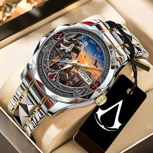 Assassin's Creed 20th Anniversary 2027 Alloy Luxury Quartz Watch – TANTN26151