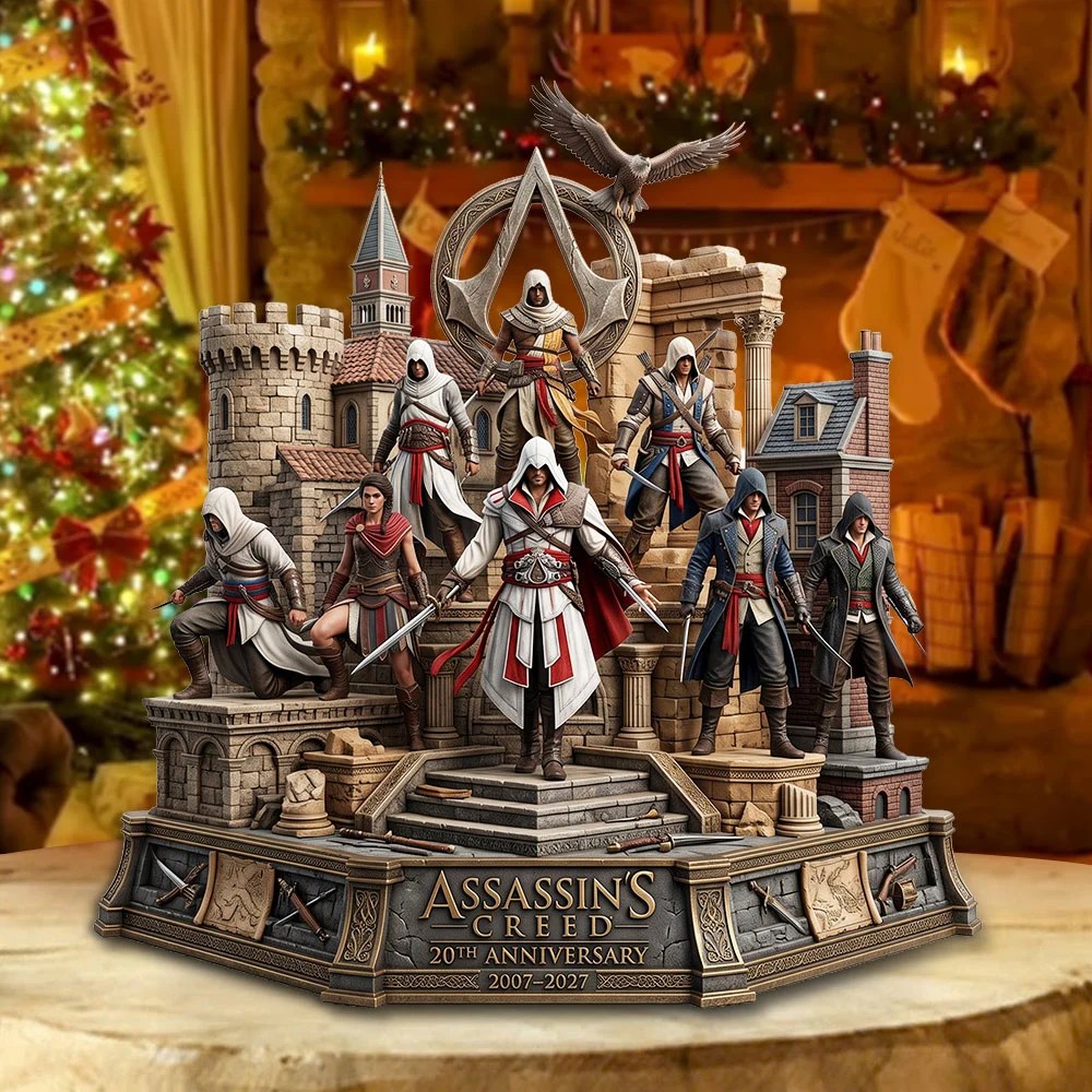 Assassin's Creed 20th Anniversary Custom Shape Acrylic Plaque – TMTHU10077