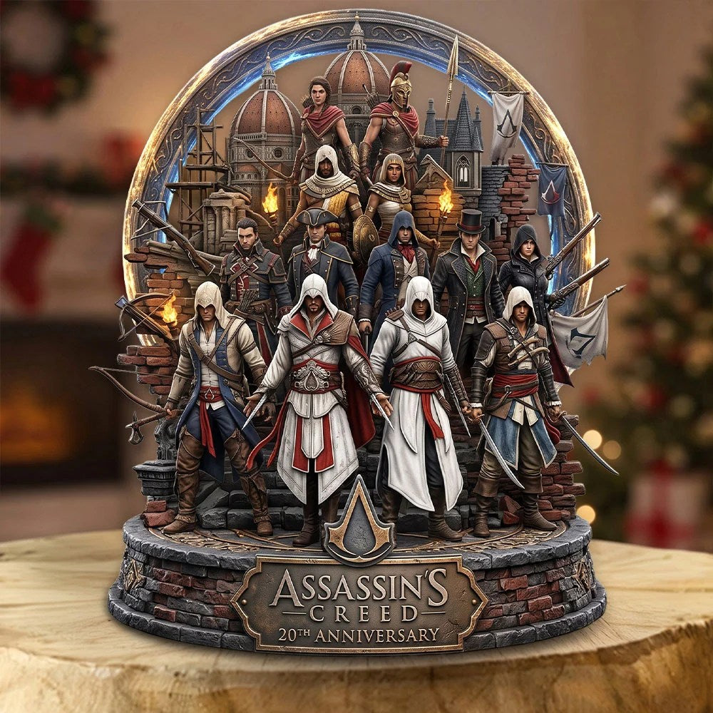 Assassin's Creed 20th Anniversary Custom Shape Acrylic Plaque – TMTHU10176
