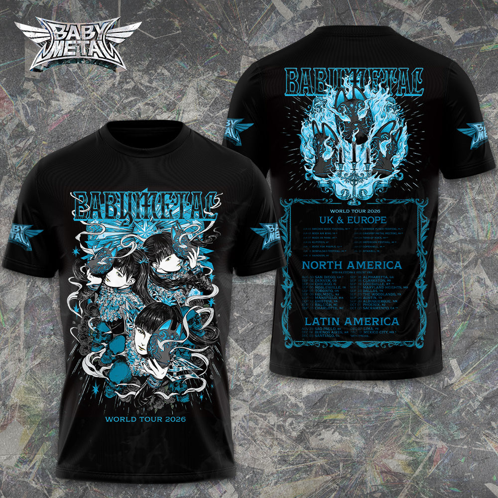 Babymetal World Tour 2026 3D Apparel – GNE6975
