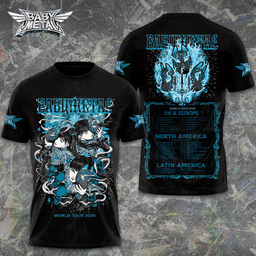 Babymetal World Tour 2026 3D Apparel – GNE6975