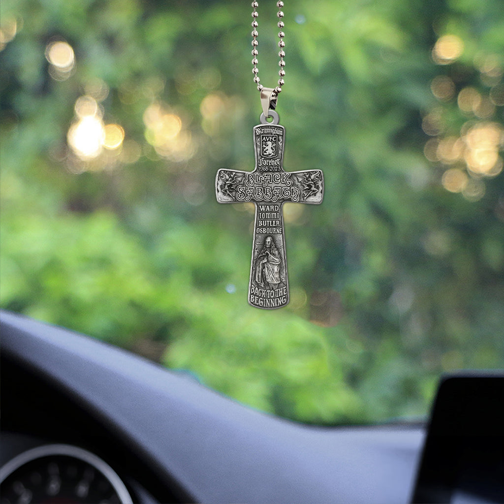 Black Sabbath x Ozzy Osbourne Custom shape 2-sided Acrylic Car Ornament – TMTHU452