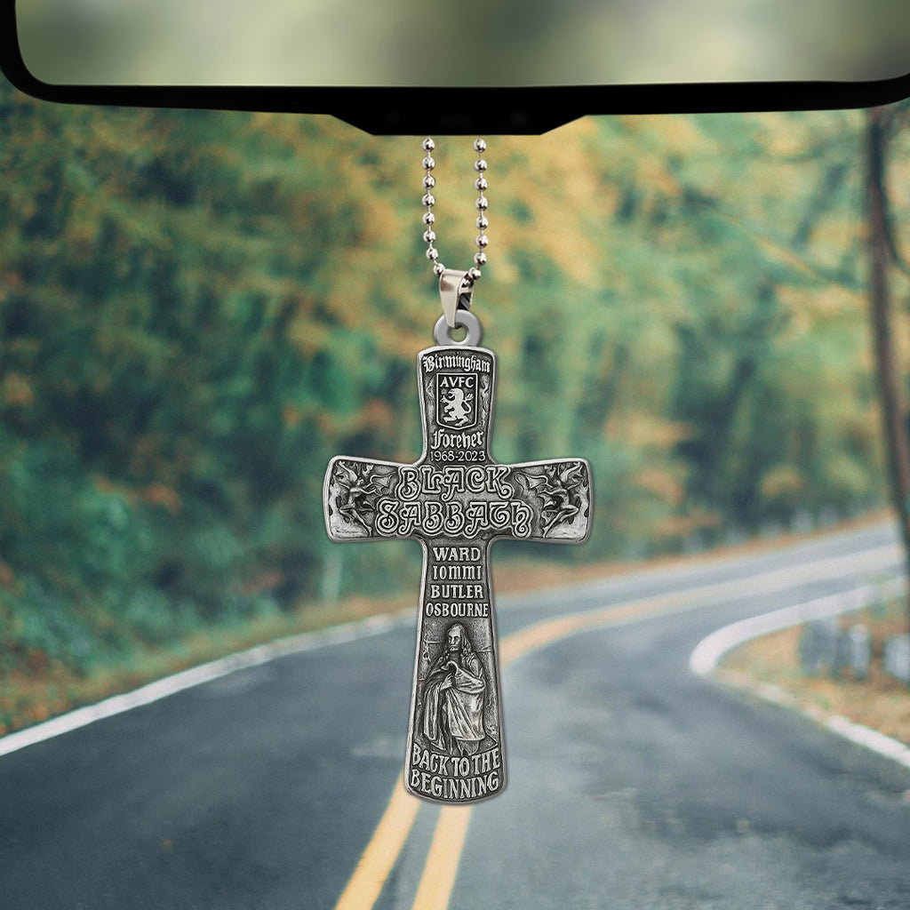 Black Sabbath x Ozzy Osbourne Custom shape 2-sided Acrylic Car Ornament – TMTHU452
