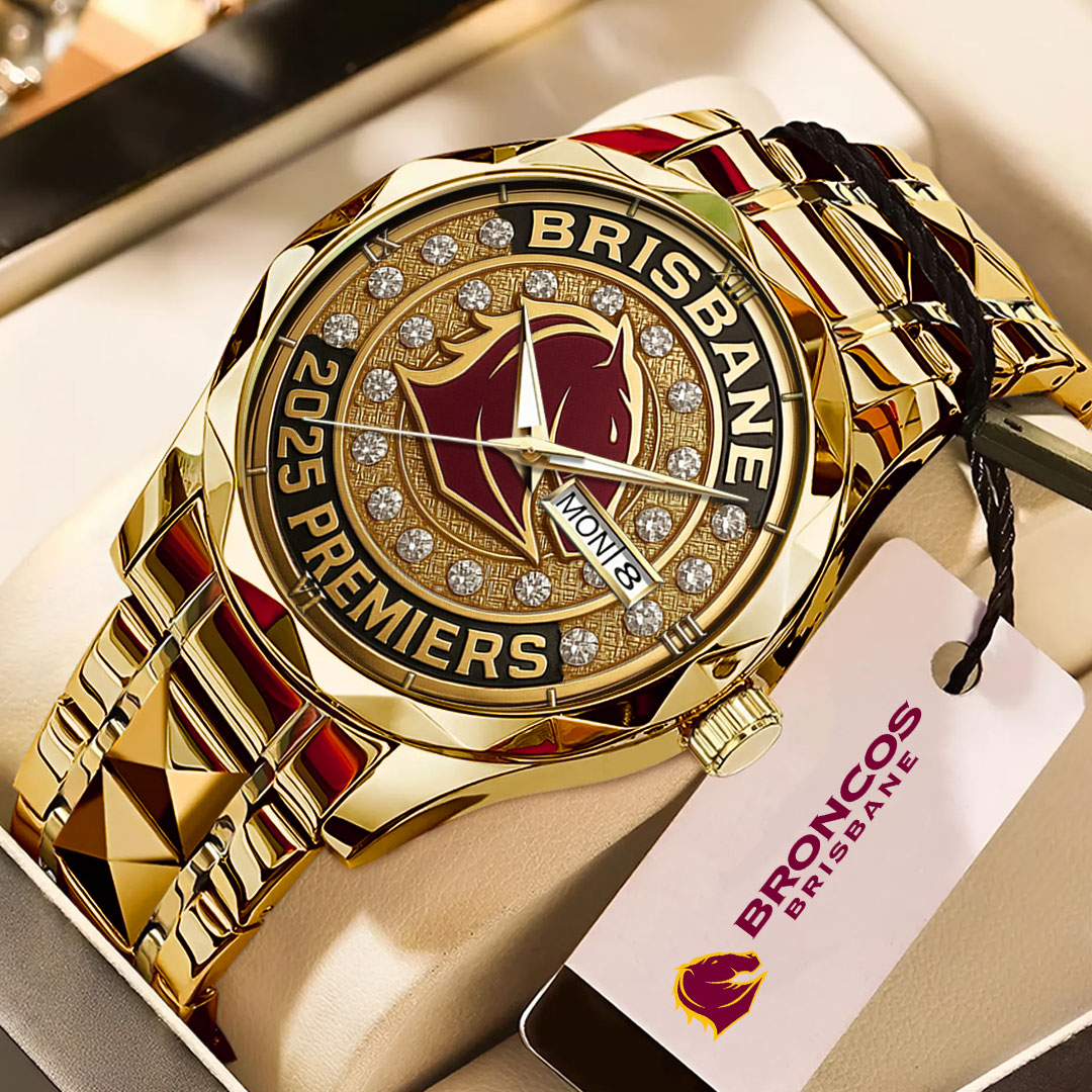 Brisbane Broncos Alloy Luxury Quartz Watch – TMTHU1336
