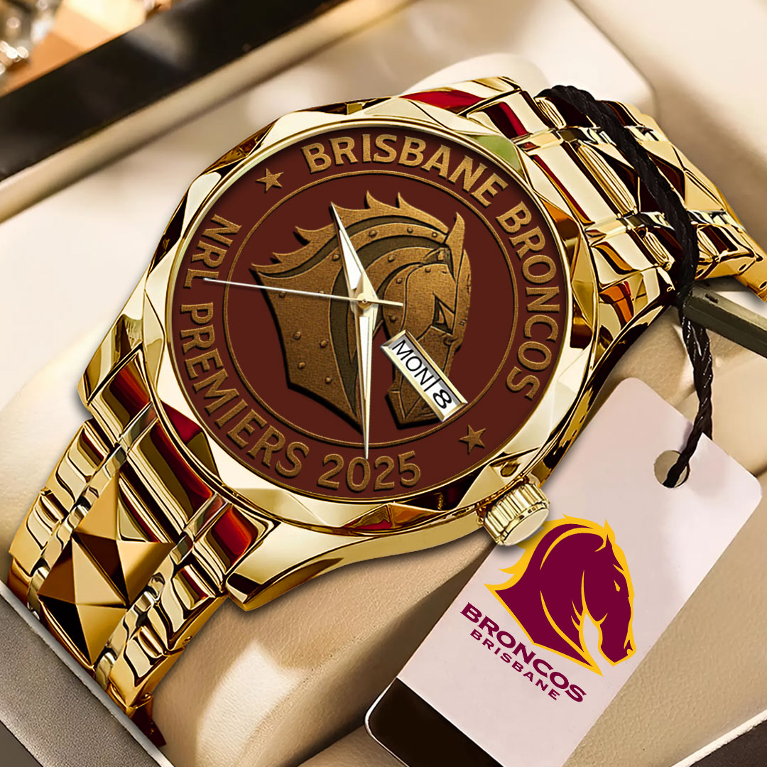 Brisbane Broncos Alloy Luxury Quartz Watch – TMTHU1664