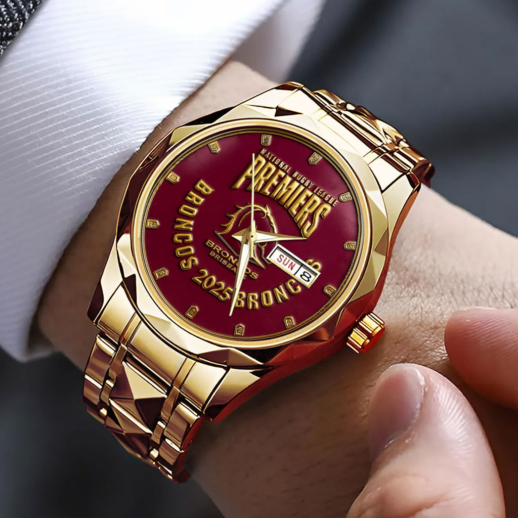 Brisbane Broncos Alloy Luxury Quartz Watch – TMTHU1756