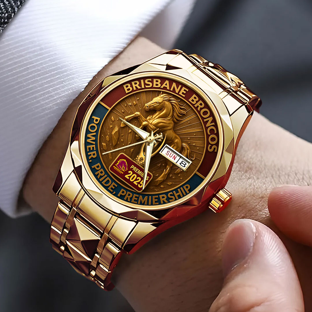 Brisbane Broncos Alloy Luxury Quartz Watch – TMTHU1301