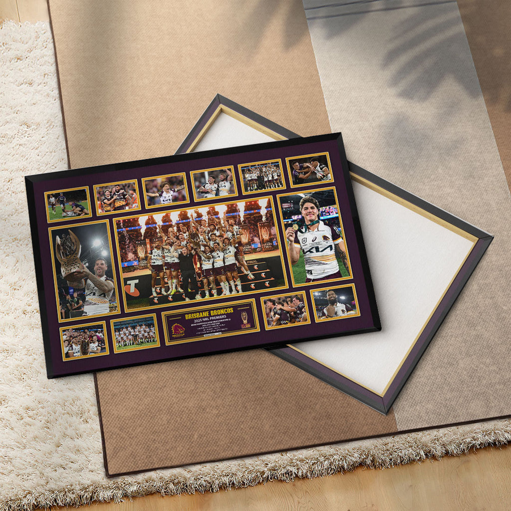 Brisbane Broncos Rectangle Canvas With Inner Frame – TMTHU1768