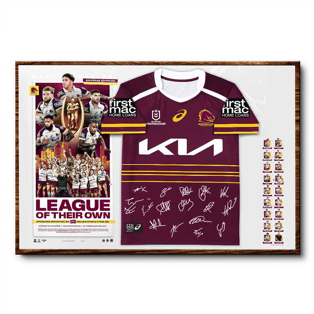Brisbane Broncos Canvas With Inner Frame – TMTHU1445