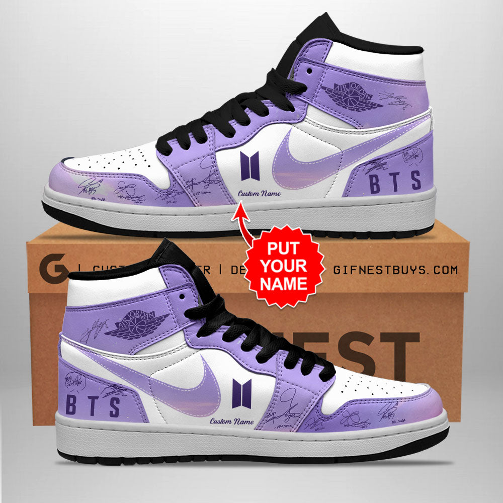 Personalized BTS World Tour 2026 AJ1 Sneaker – TANTN20862