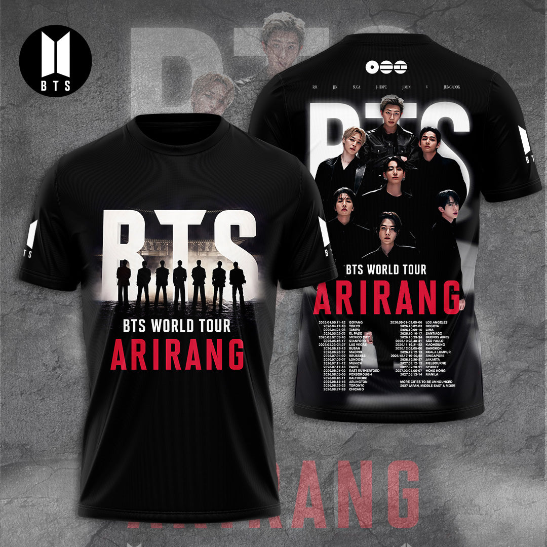 BTS World Tour 2026 3D Apparel – GNE5632